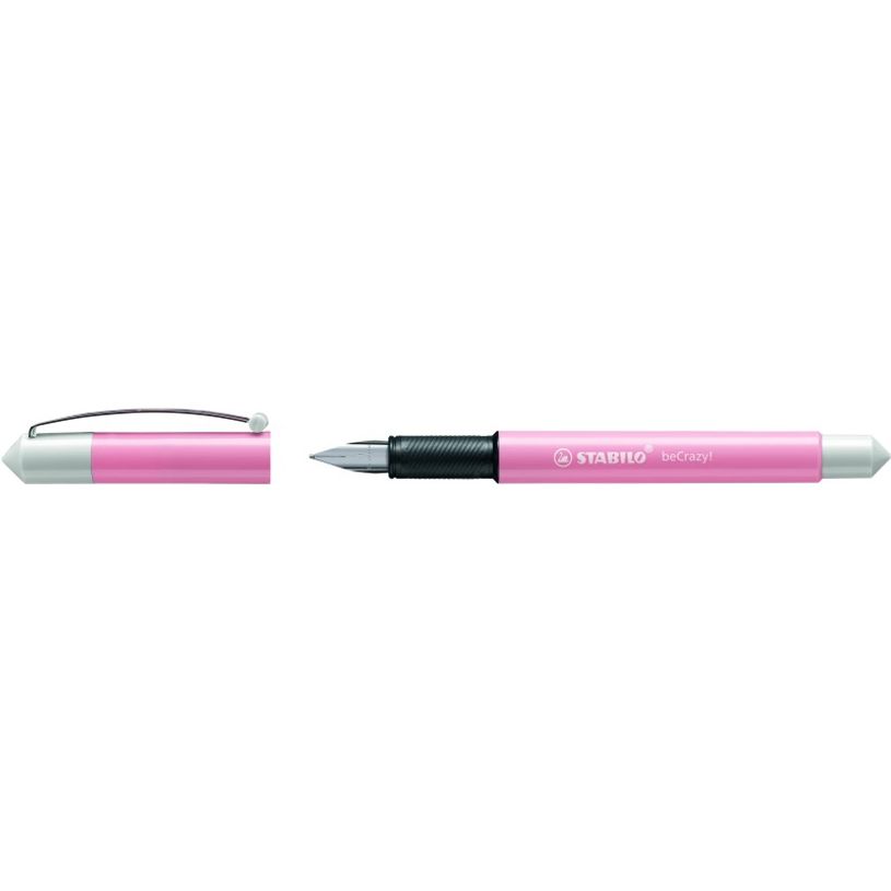 4006381539630-STABILO beCrazy! - Stylo plume - corps fin - rose pastel-P_79439928_1-0