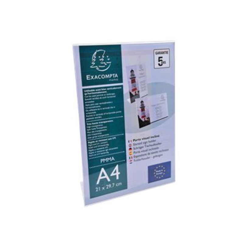 9002493109247-Exacompta - Présentoir porte-visuel incliné - A4 horizontal/vertical-P_79439979_1-0