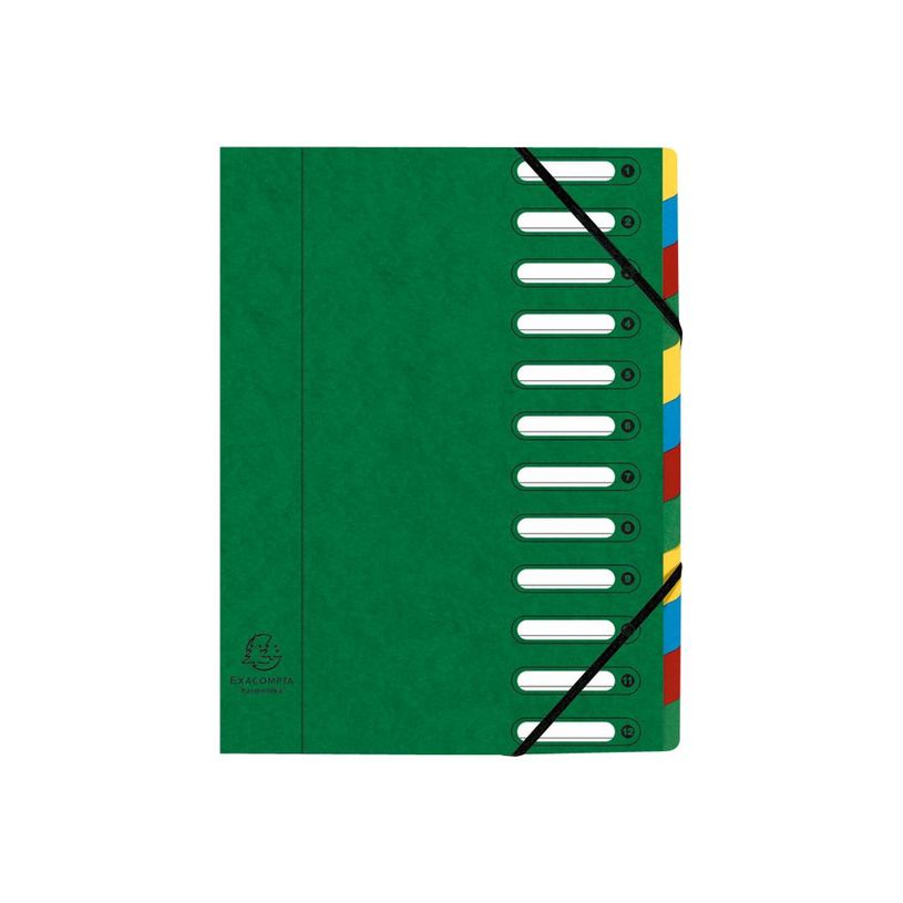 3130630551232-Exacompta Harmonika - Trieur à fenêtres 12 positions - vert-P_79440069_2-2