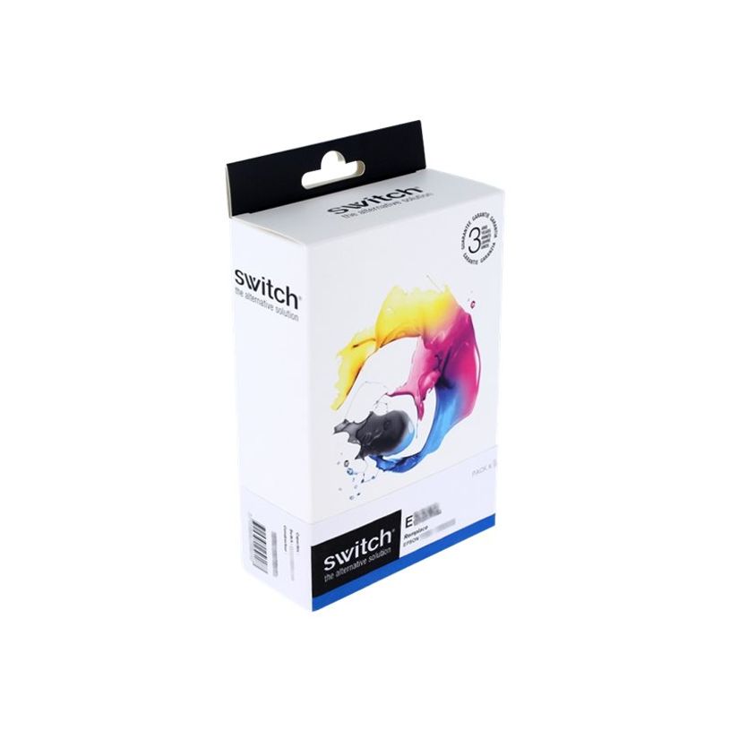 3700654203754-Cartouche compatible Epson 502XL Jumelles - Pack de 5 - noir x2, cyan, magenta, jaune - Swi-P_79440128_1-0