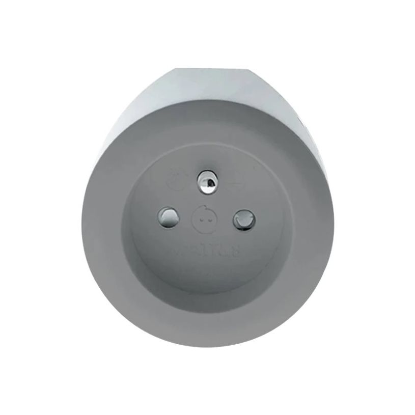 3760110686552-Watt&Co BEWATT - chargeur secteur pour smartphone - 1 USB + prise de courant - gris-P_79440276_4-2