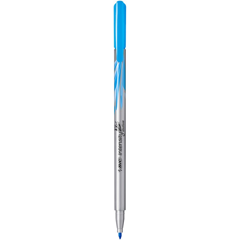 3086123514911-BIC Intensity - Feutre fin - pointe moyenne - turquoise-P_79440293_1-0