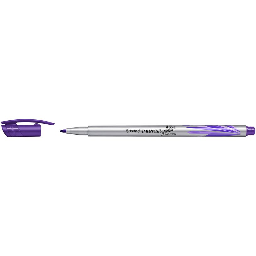 3086123537705-BIC Intensity - Pack de 12 feutres fins - pointe moyenne - violet-P_79440302_3-1