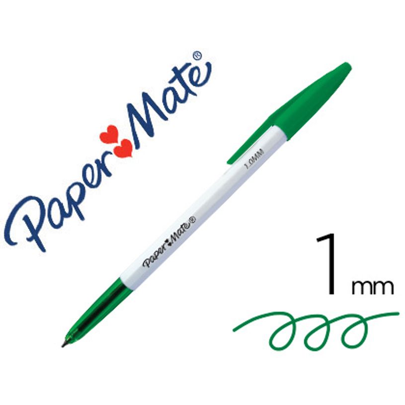 3026980844202-Paper Mate 045 - 50 Stylos à bille - vert-P_79440317_2-1
