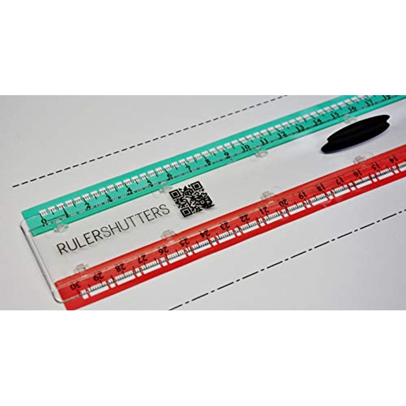 3770009755009-Règle à traits discontinus 30 cm - spéciale traits pointillés et mixtes-P_79440367_1-0