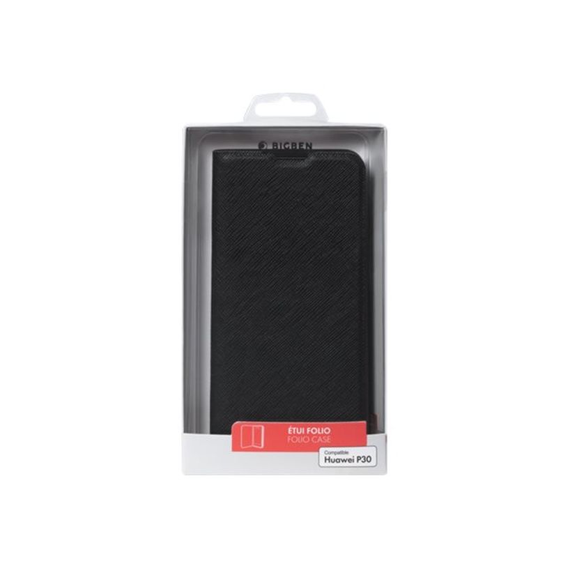 3571211409199-BigBen - Etui Folio pour Huawei P30 - noir-P_79440373_5-4