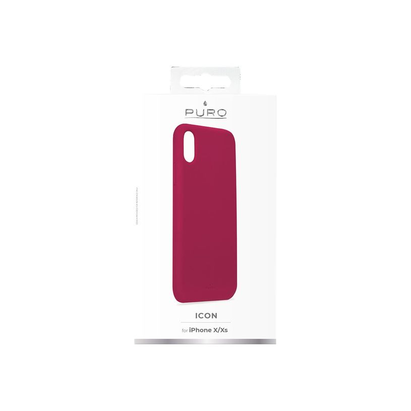 8033830268656-Puro - Coque de protection souple pour iPhone X/XS - fushia-P_79440387_3-2