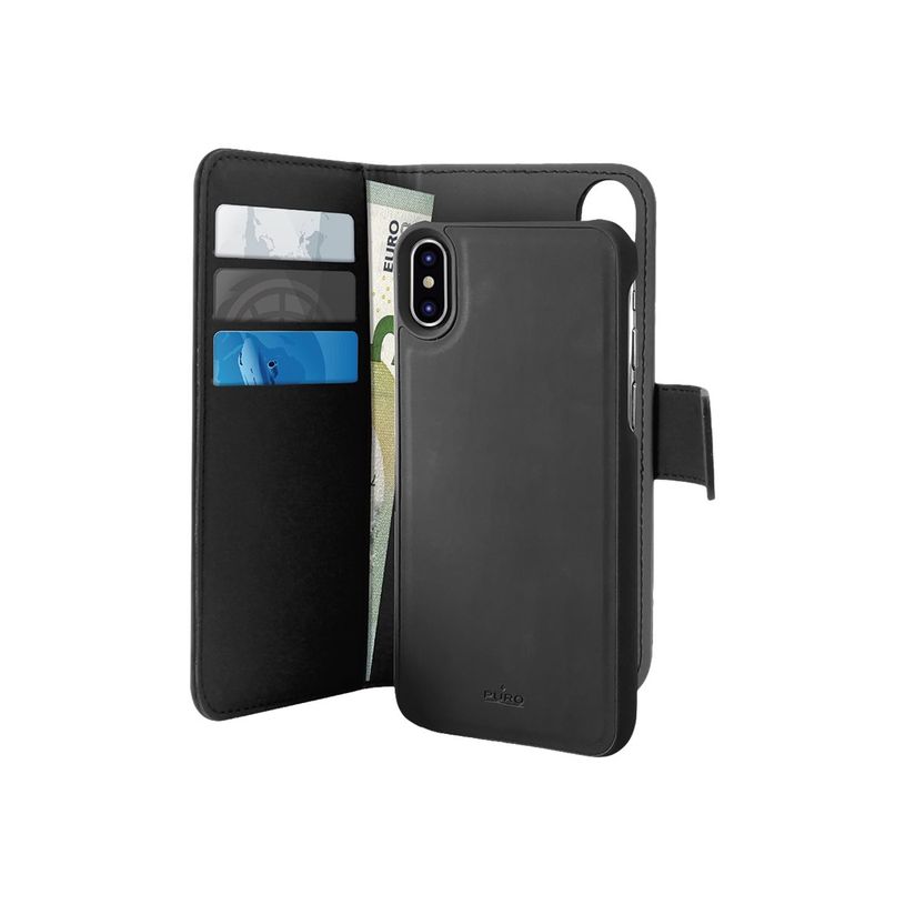 8033830268830-Puro - Etui Folio + coque magnétique pour iPhone X/XS-P_79440389_2-1