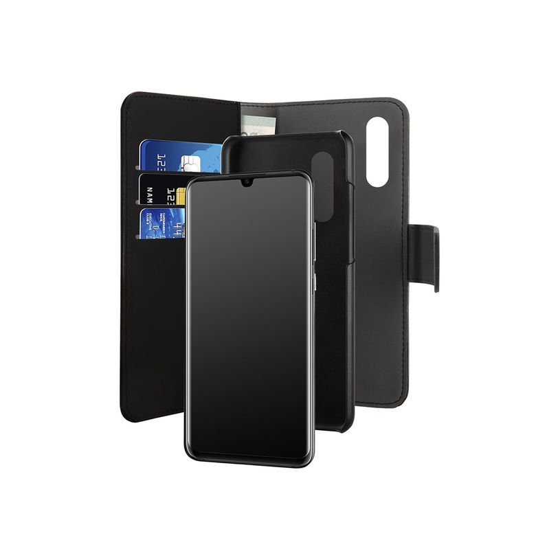 8033830273360-Puro - Etui Folio + coque magnétique pour Huawei P30 - noir-P_79440390_1-0