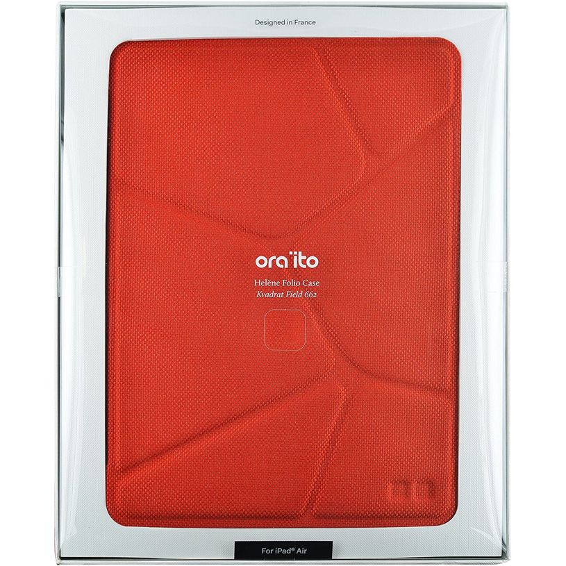 3571211266433-ORA ITO - Etui Folio pour iPad Air - motif organic effet matelassé rouge-P_79440431_1-0