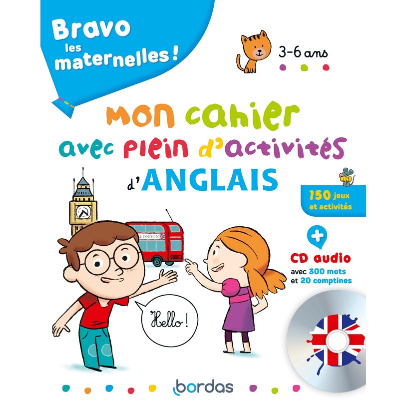 9782047357781-Bravo les maternelles - Mon cahier avec plein d'activités d'anglais + cd audio - 3 à 6 an-P_79440513_1-0