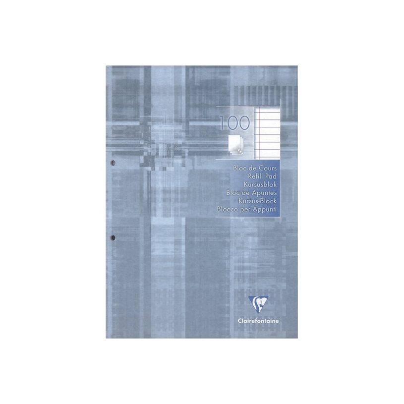 3329686458149-Clairefontaine - Blocs de cours 3+1 gratuit perforés 2 trous 200 pages A4 - ligné avec m-P_79440641_2-1