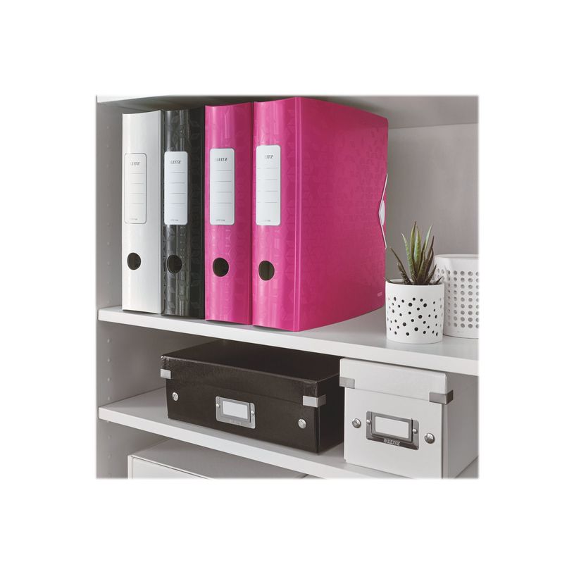 4002432105250-WOW - Classeur à levier 180° - Dos 80 mm - A4 - pour 600 feuilles - rose-P_79440643_1-2