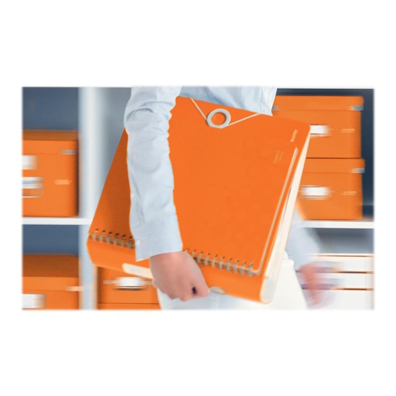 4002432105274-WOW - Classeur à levier 180° - Dos 80 mm - A4 - pour 600 feuilles - orange-P_79440645_1-6