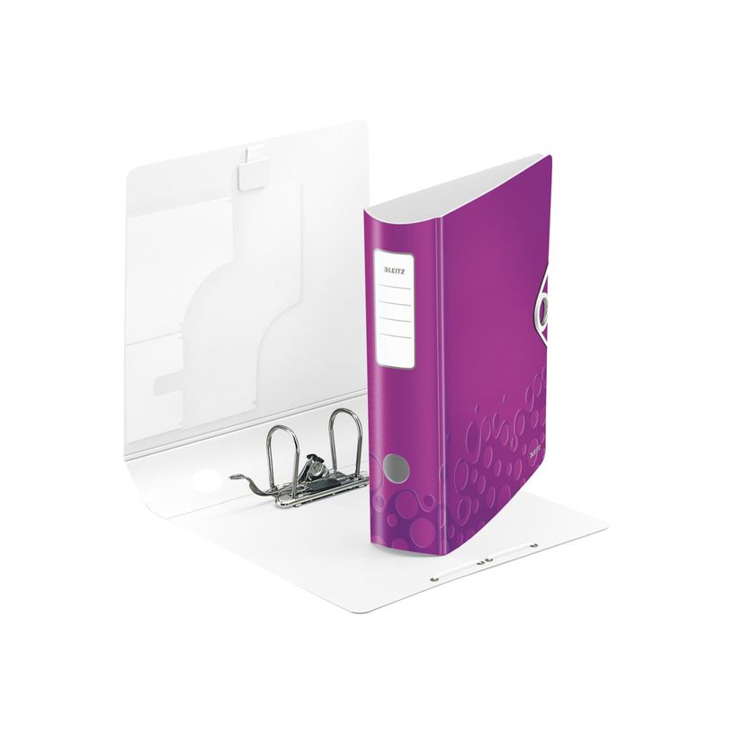 4002432105298-WOW - Classeur à levier 180° - Dos 80 mm - A4 - pour 600 feuilles - violet-P_79440647_6-3