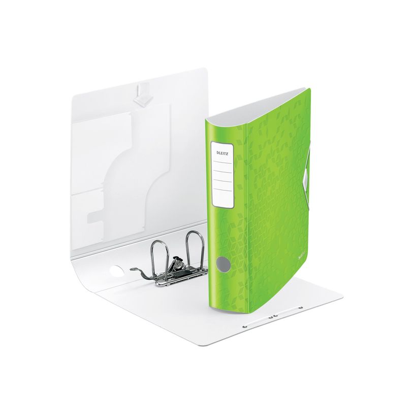 4002432123209-WOW - Classeur à levier 180° - Dos 80 mm - A4 - pour 600 feuilles - vert-P_79440648_6-3