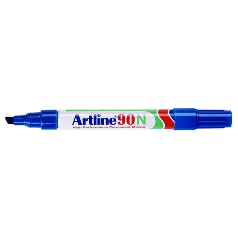 5410631063018-Artline 90N - Marqueur permanent - pointe biseau - bleu-P_79440661_1-0