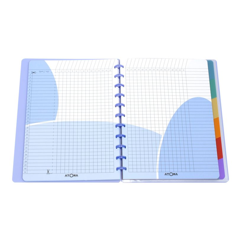 5412831420035-Agenda Atoma de l'enseignant - A4 + 6 intercalaires et 5 pochettes - Brepols-P_79440667_2-0