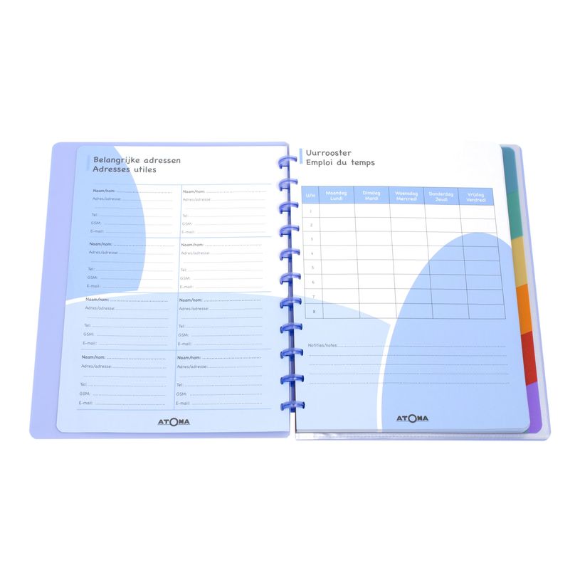 5412831420035-Agenda Atoma de l'enseignant - A4 + 6 intercalaires et 5 pochettes - Brepols-P_79440667_3-1