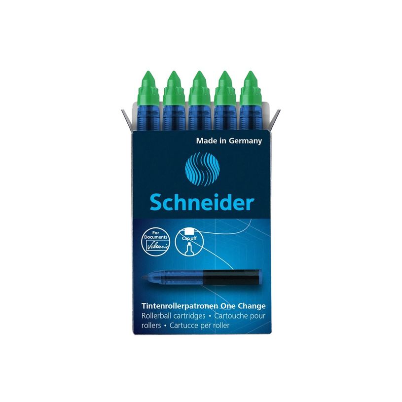 4004675124111-Schneider One Change  - 5 cartouches d'encre  pour stylo plume - vert-P_79440694_6-3