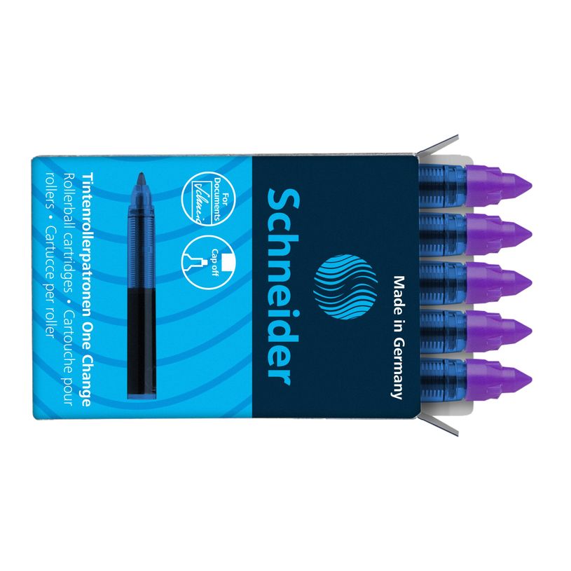 4004675124142-Schneider One Change  - 5 cartouches d'encre  pour stylo plume - violet-P_79440695_5-4