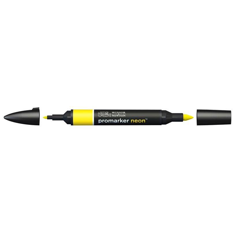 884955069103-ProMarker - Marqueur double pointe - jaune néon lumineux-P_79440722_1-0