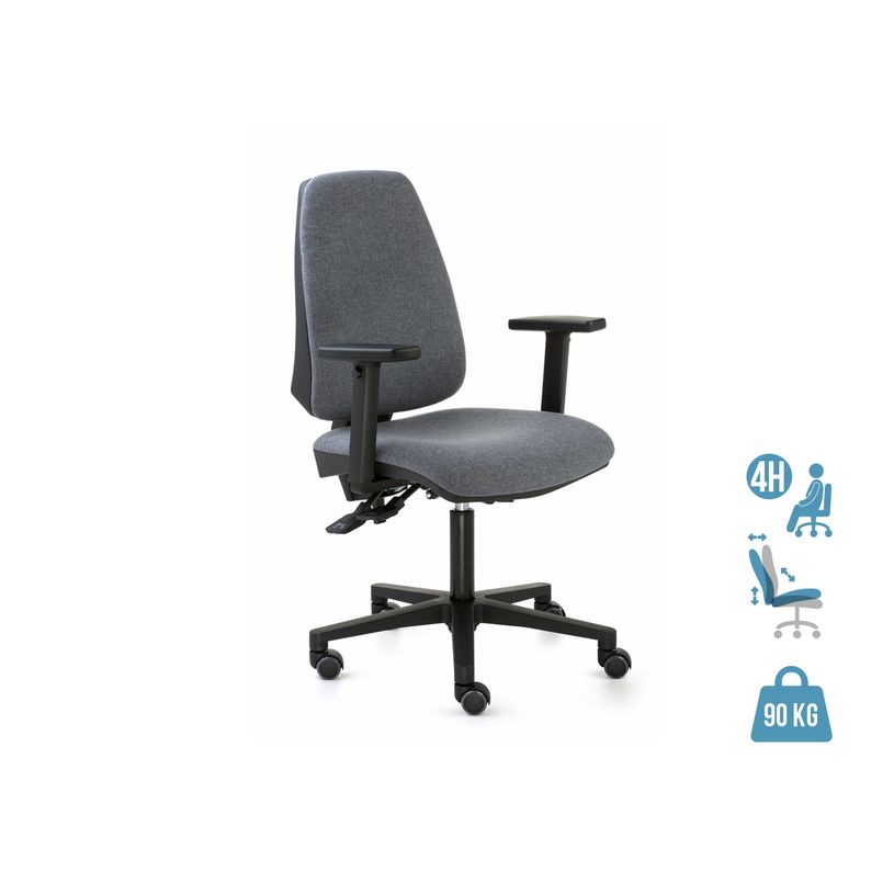 2012349453650-Fauteuil de bureau ADAPTA - accoudoirs en option - gris-P_79440798_1-0