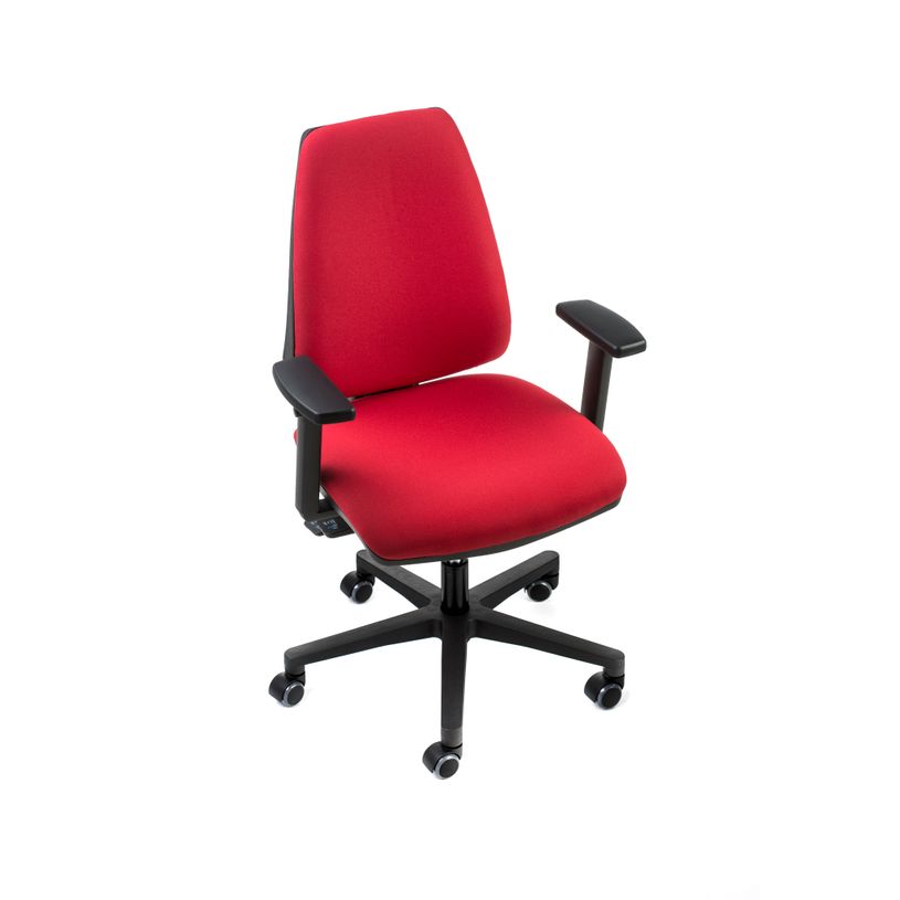 2012349453674-Fauteuil de bureau ADAPTA - accoudoirs en option - rouge-P_79440799_2-1