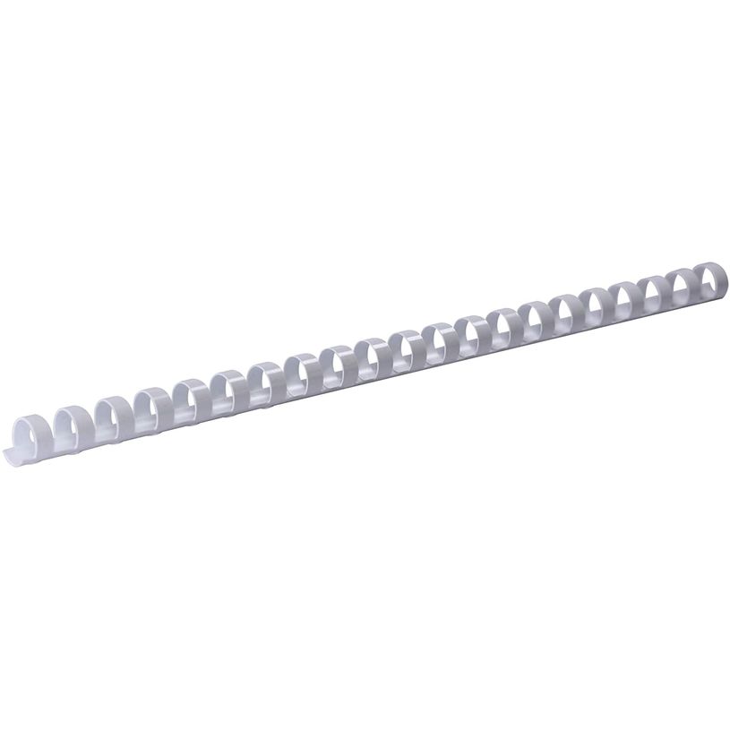 3584770910105-DSB - 25 anneaux de reliure en plastique - 8 mm - jusqu'à 40 feuilles - blanc-P_79440826_1-0