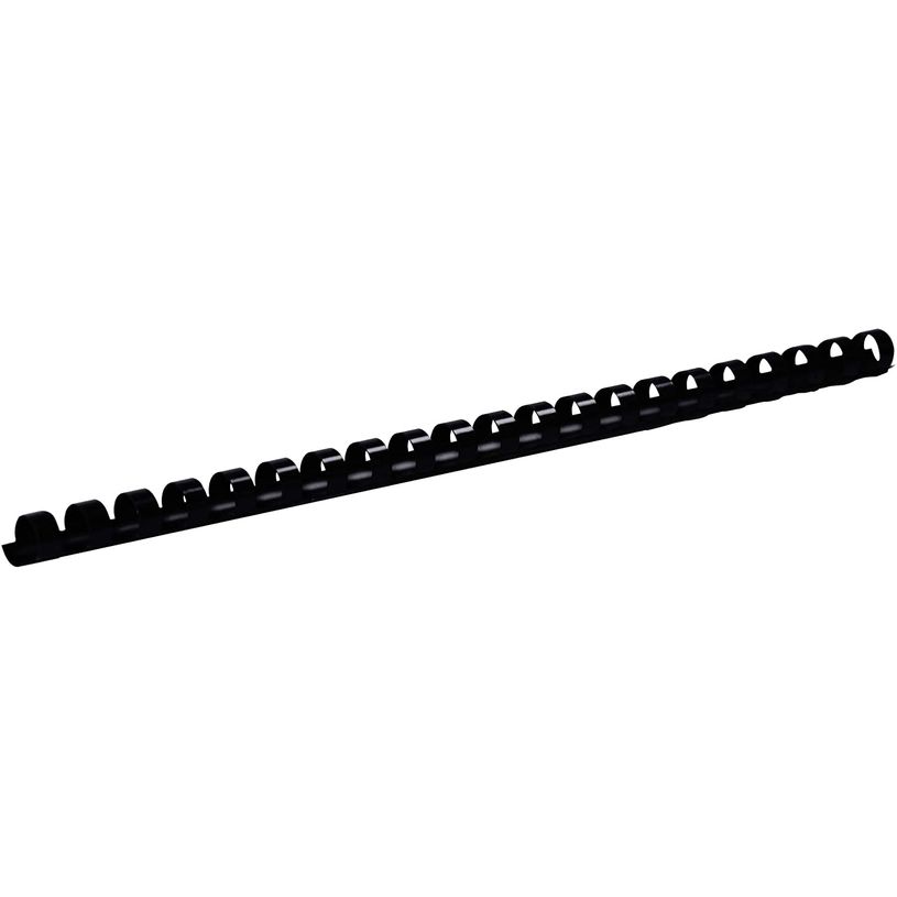 3584770910136-DSB - 25 anneaux de reliure en plastique - 10 mm - jusqu'à 55 feuilles - noir-P_79440829_1-0