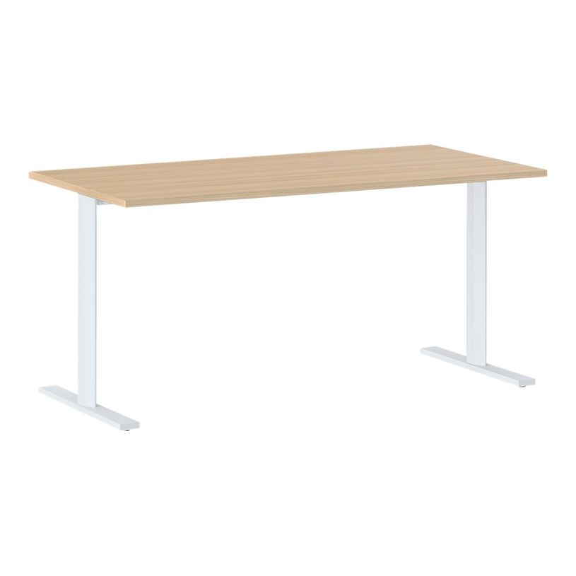 3483600857804-Bureau YES ! - 120 cm - Pieds fixes - Chêne-P_79440912_1-0