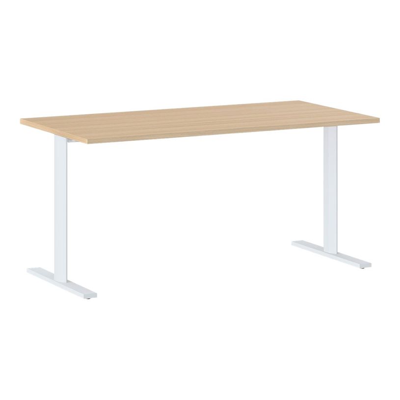 3483600857873-Bureau YES ! - 120 cm - Pieds ajustables - Chêne-P_79440919_1-0