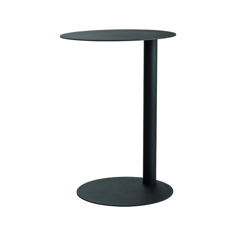 3660141226157-Table ronde d'appoint EASYDESK - diamètre 40 x H57 cm - anthracite-P_79440992_1-0