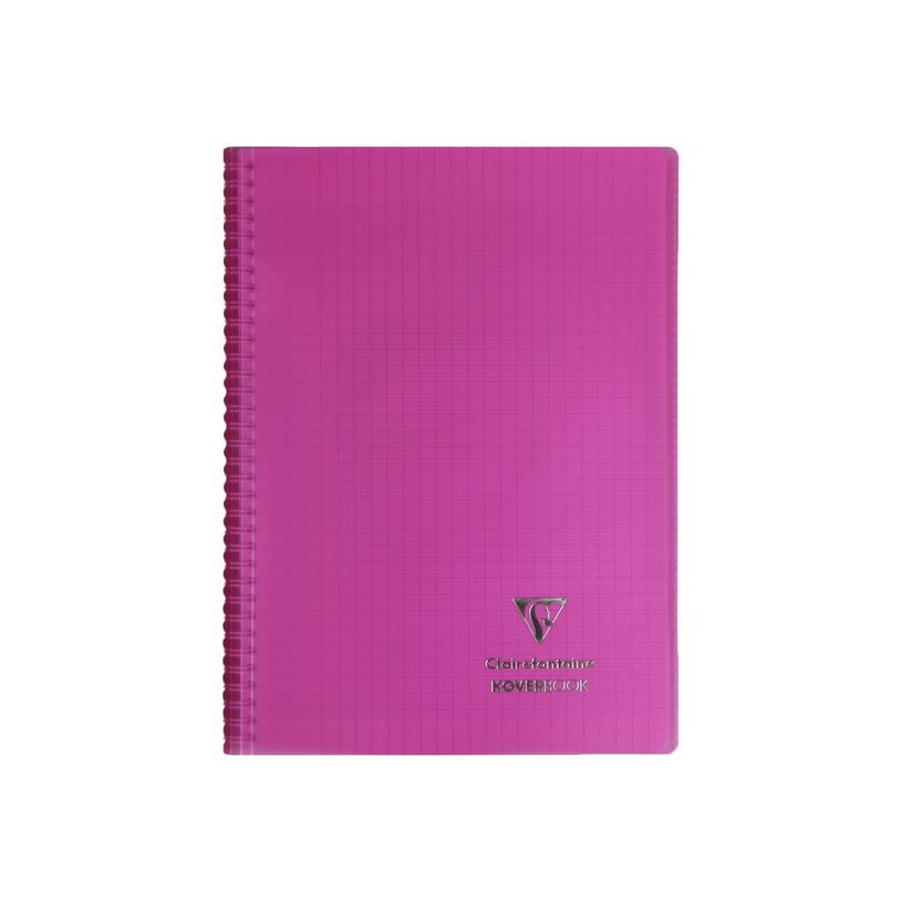 3037923764013-Clairefontaine Koverbook - Cahier à spirale polypro - A4 (21x29,7 cm) - 160 pages - grands carreaux (Seyes) - disponib-P_79441087_6-5