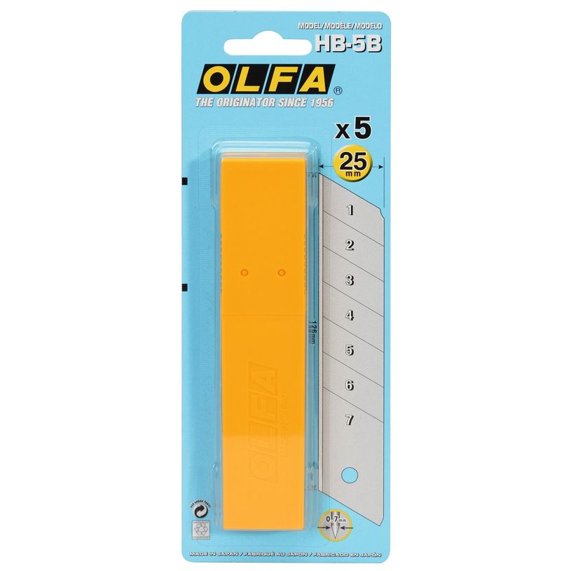 0091511500301-OLFA - Etui de 5 lames - pour cutter  HB-5B - 25 mm-P_79441102_2-1
