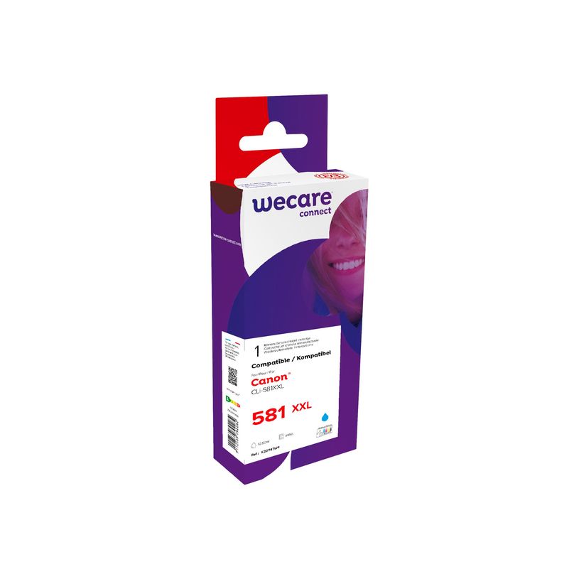 3112539792299-Cartouche compatible Canon CLI-581XXL - magenta - Wecare-P_79441124_2-1