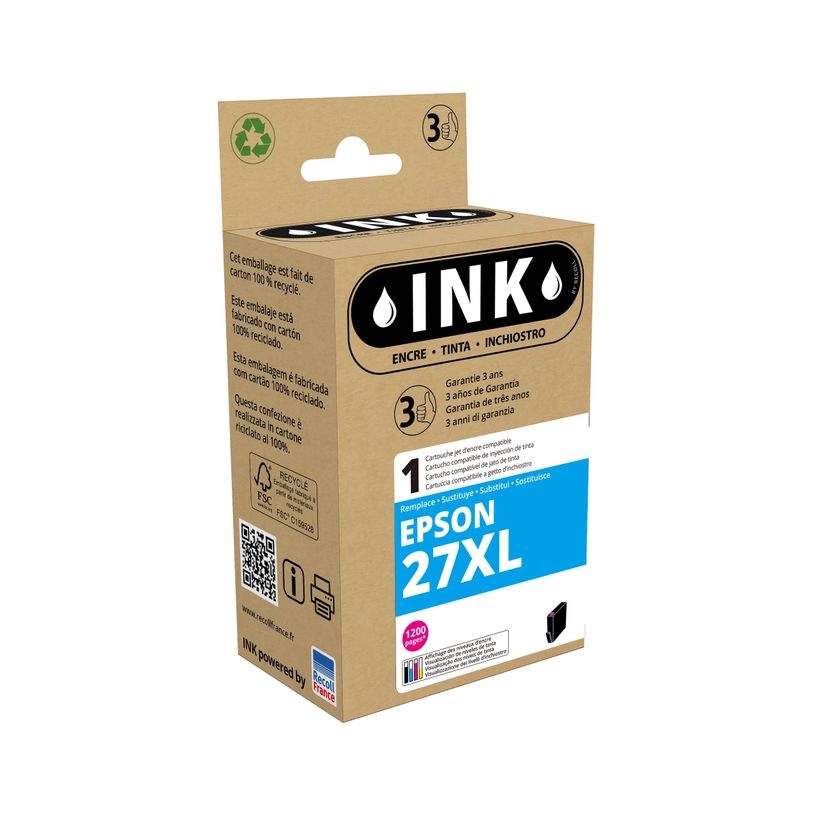 8720282009783-Cartouche compatible Epson 27XL Réveil - magenta - Ink-P_79441134_1-0
