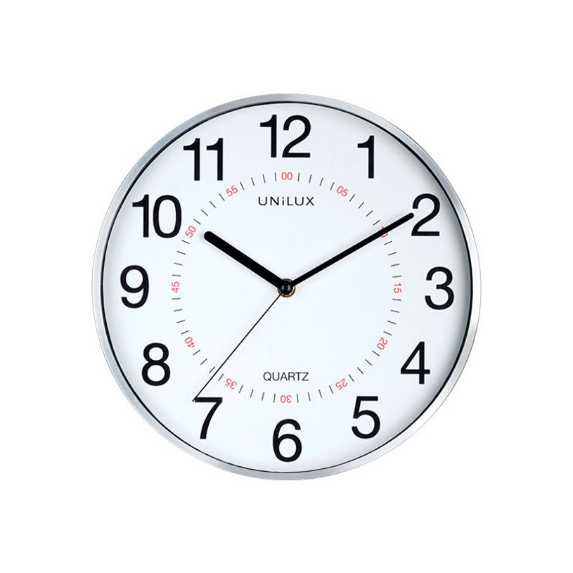 3595560022366-Unilux - Horloge Aria - mécanisme quartz - 28,5 cm - gris métal-P_79441143_2-0