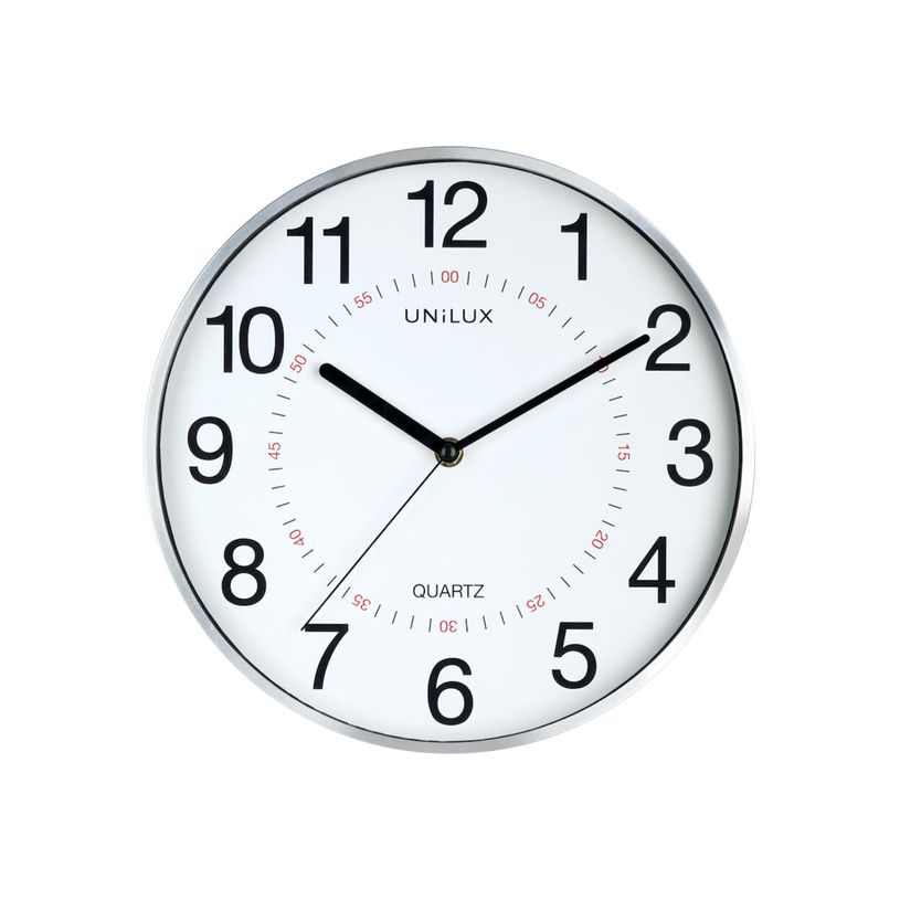 3595560022366-Unilux - Horloge Aria - mécanisme quartz - 28,5 cm - gris métal-P_79441143_3-2