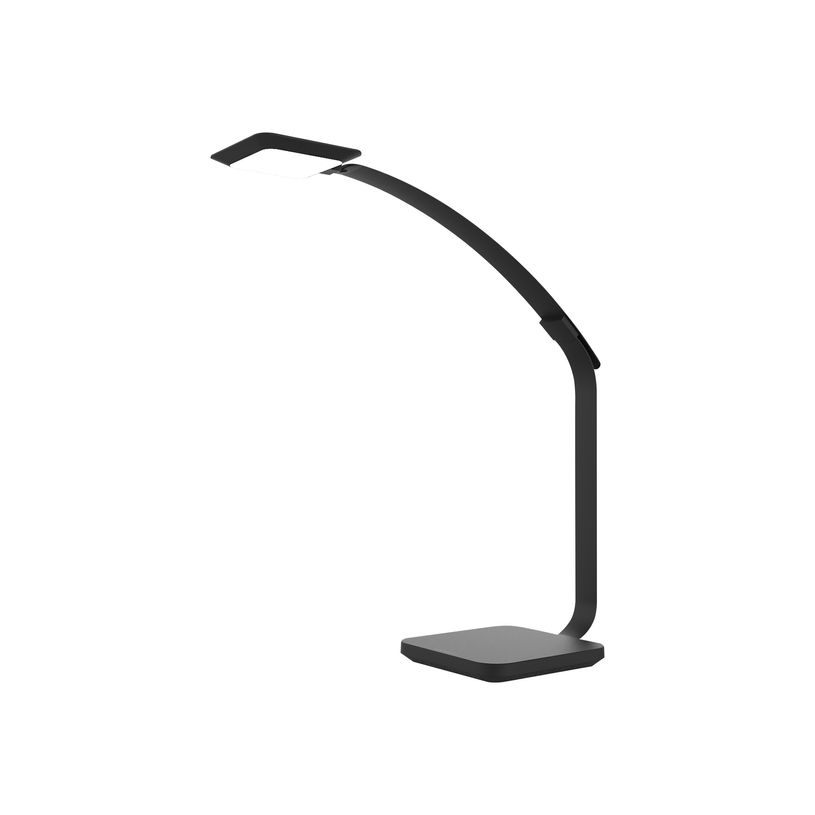 3595560028085-Unilux - Lampe de bureau connectée Timelight - LED - USB + chargeur sans fil - noir-P_79441155_5-2