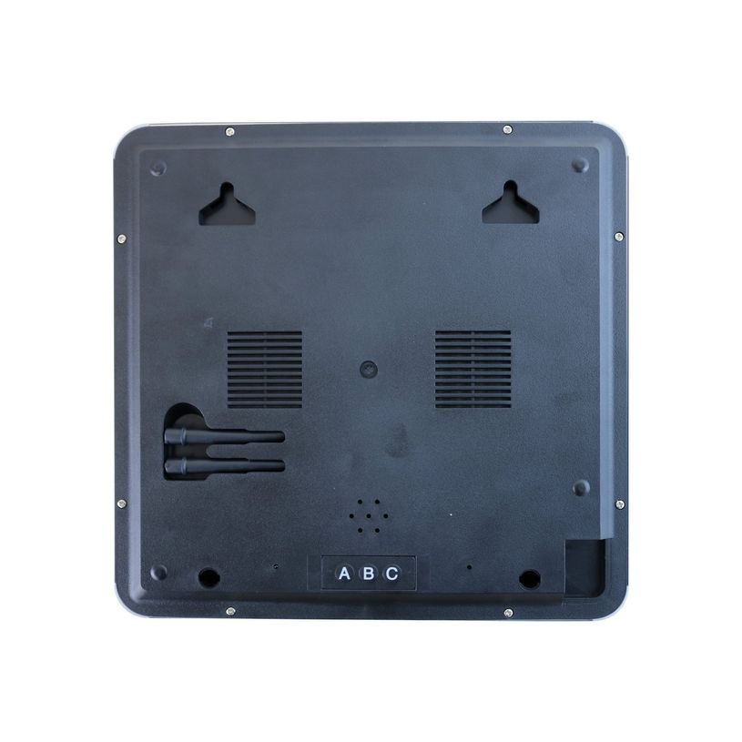 3595560029648-Unilux - Horloge Flo - carrée LED bleue - 28 cm - noir-P_79441165_6-2