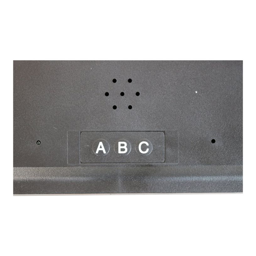 3595560029648-Unilux - Horloge Flo - carrée LED bleue - 28 cm - noir-P_79441165_9-5