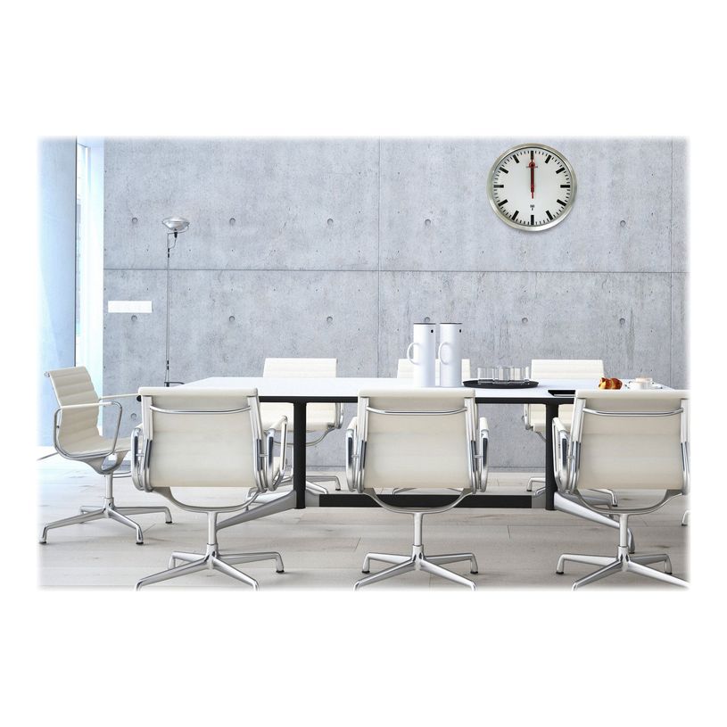 3595560029679-Unilux - Horloge Station - mécanisme radio pilotée - 35 cm - gris métal-P_79441166_1-1