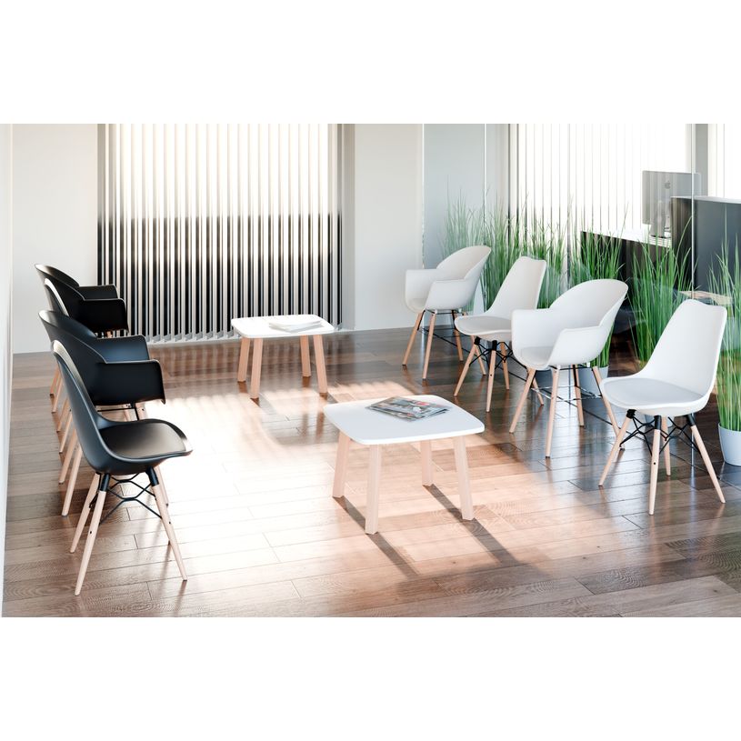 3660141230215-Lot de 2 chaises WISEMAN - Pieds en hêtre massif - noir--3