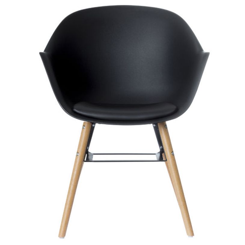 3660141230215-Lot de 2 chaises WISEMAN - Pieds en hêtre massif - noir-P_79441203_1-0