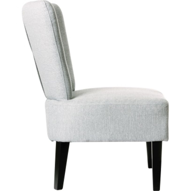 3660141230338-Fauteuil d'accueil BRIGHTON - Piétement en hêtre massif coloris noir - tissu gris clair-P_79441209_2-1