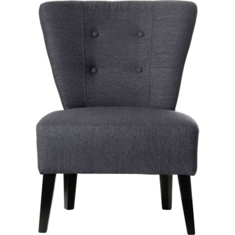 3660141230352-Fauteuil d'accueil BRIGHTON - Piétement en hêtre massif coloris noir - tissu anthracite-P_79441211_1-0
