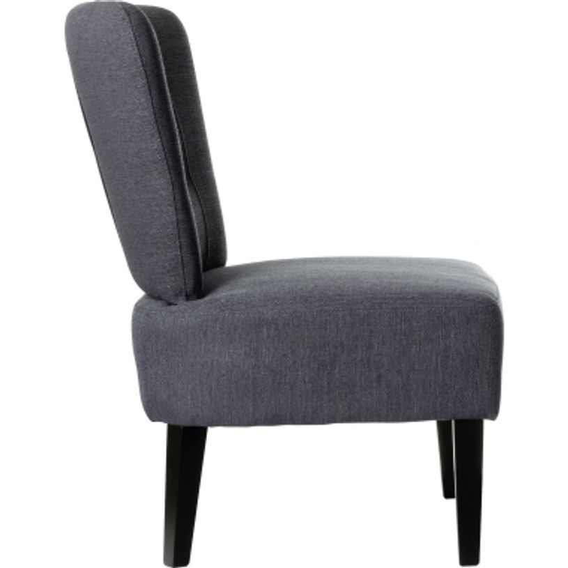3660141230352-Fauteuil d'accueil BRIGHTON - Piétement en hêtre massif coloris noir - tissu anthracite-P_79441211_2-1