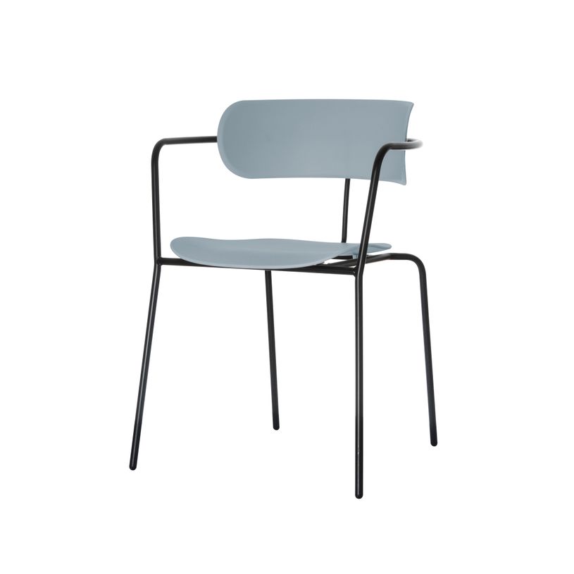 3660141232899-Chaise BISTRO - avec accoudoirs - bleu-P_79441239_2-1