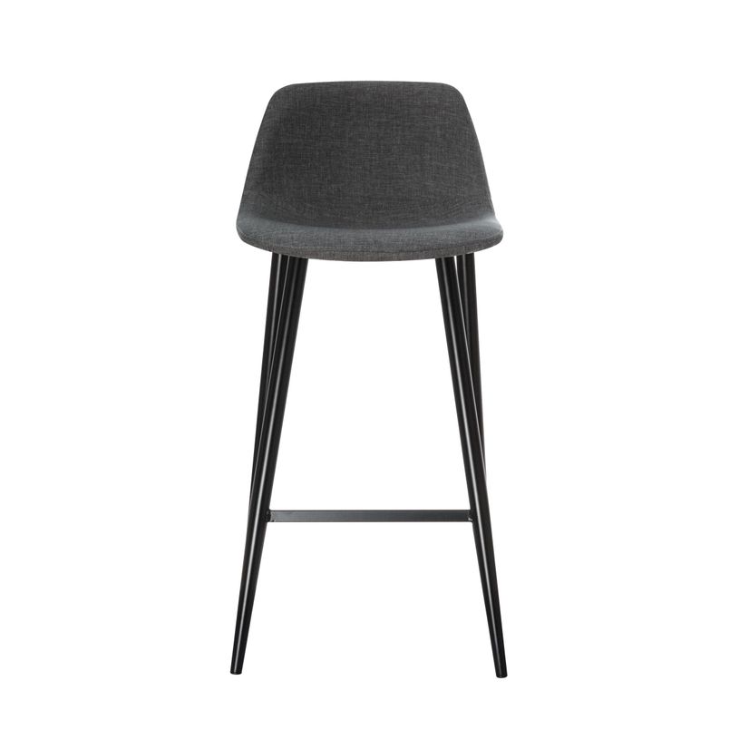 3660141233049-Lot de 2 tabourets MUST - pied noir - assise grise-P_79441253_1-0